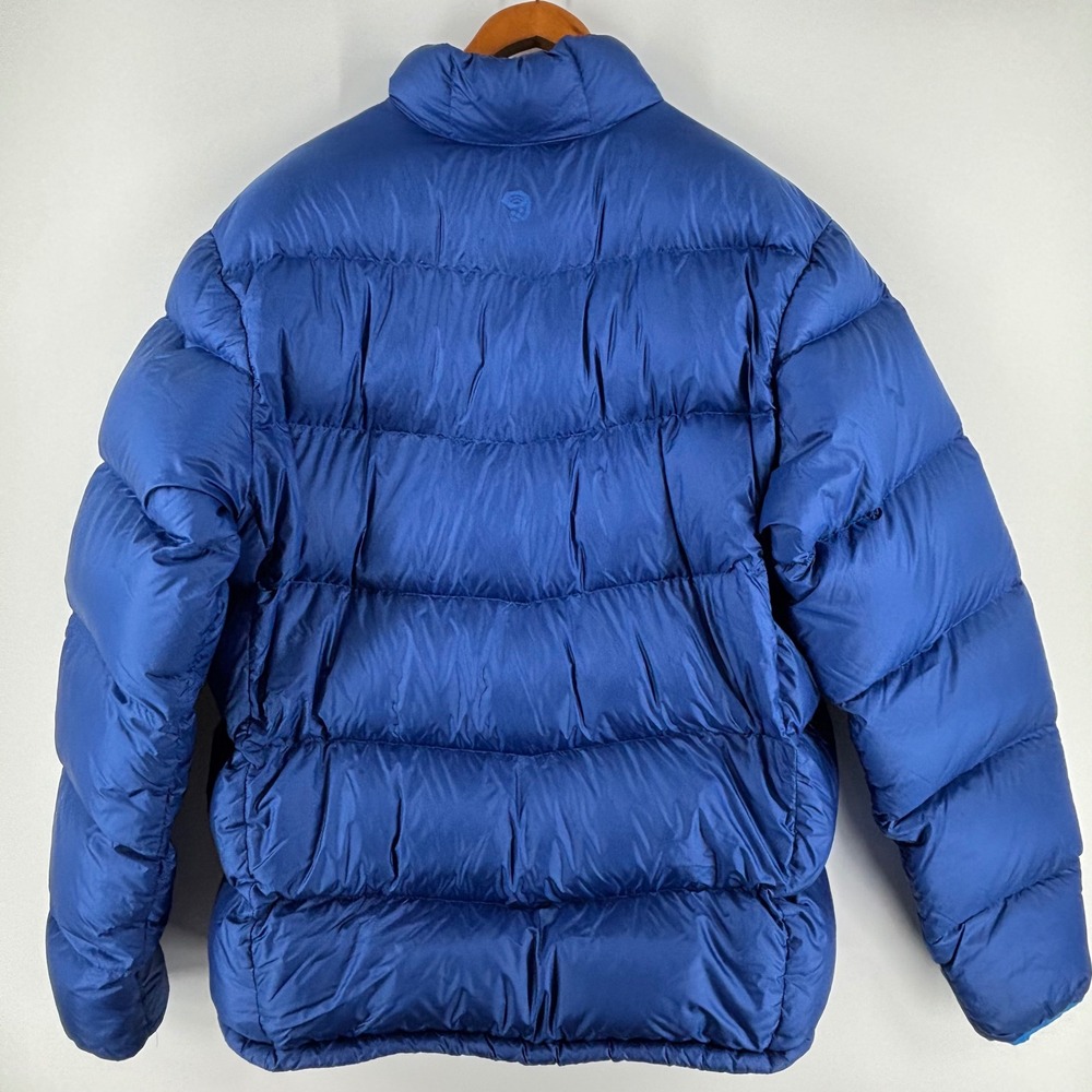 Mountain Hardwear Mens XL Blue Q Shield 650 Down‎ Puffer Jacket OM6274 Full Zip - Picture 4 of 13